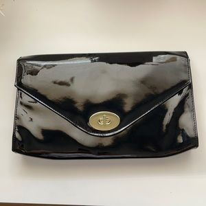 H&M patent clutch
